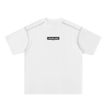 FEARLESS-Oversized Contrast-Stitched Cotton Tee
